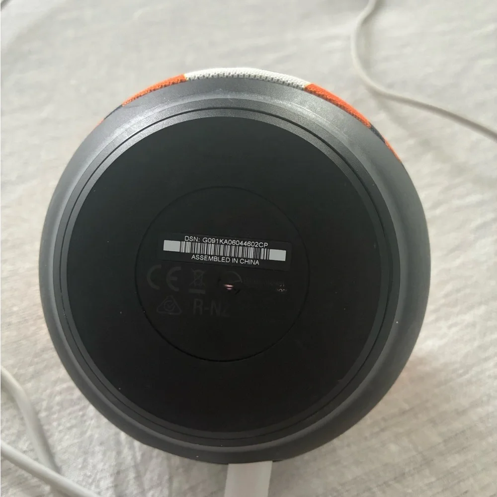Kids Orange Tiger Amazon Alexa Dot - Picture 2 of 2